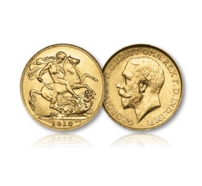 Picture of 8 GRAM GEORGE COIN 22K